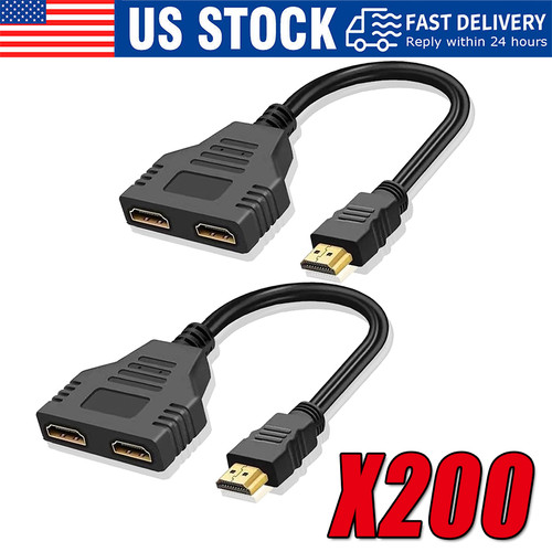 Hdmi cable splitter adapter - cable,
